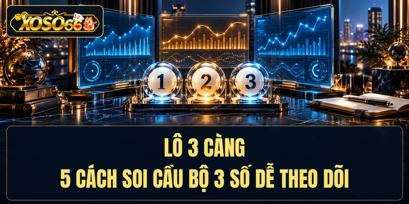 Lô 3 Càng - 5 Cách Soi Cầu Bộ 3 Số Dễ Theo Dõi